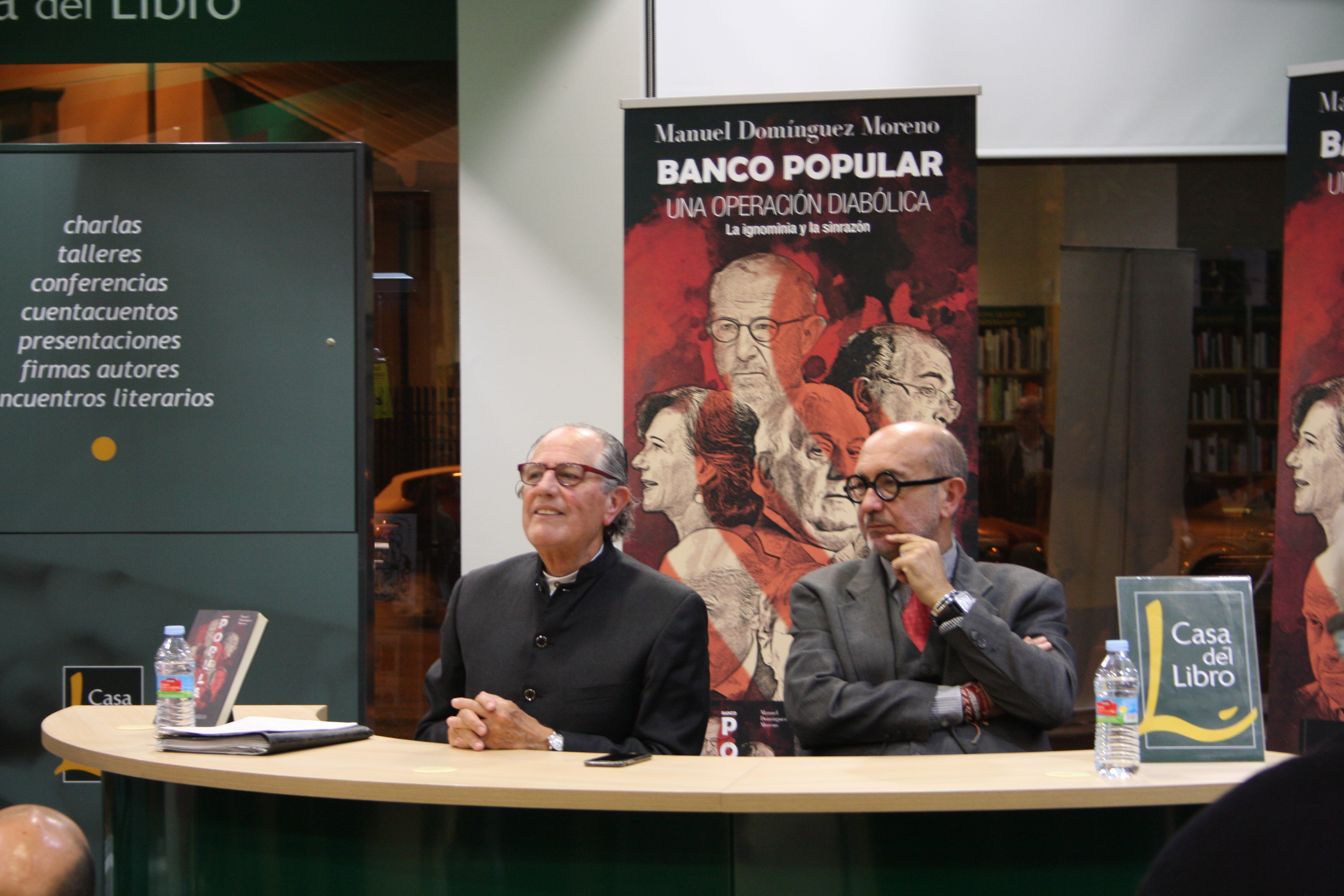 Manuel Domínguez presenta su libro sobre  el Banco Popular